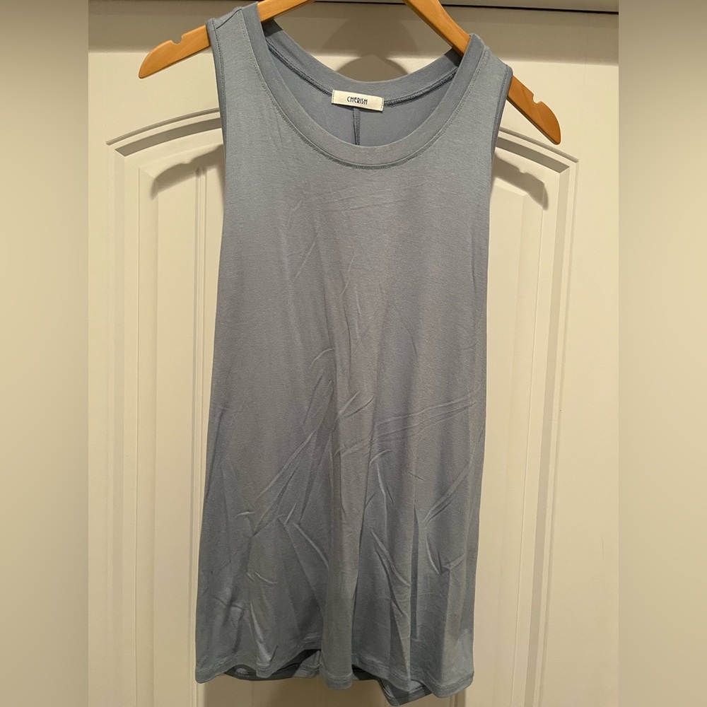 Ladies Cherish  Cross Back Tank. Size Large
